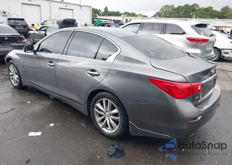 2015 Infiniti Q50 Premium из США, поврежденный, VIN JN1BV7AR0FM408812
